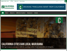 Tablet Screenshot of californiamarijuanamarket.com